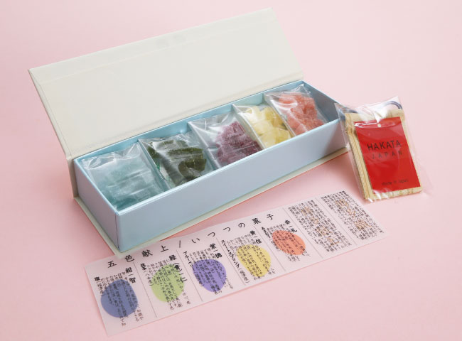 海の琥珀糖五色セット（開）